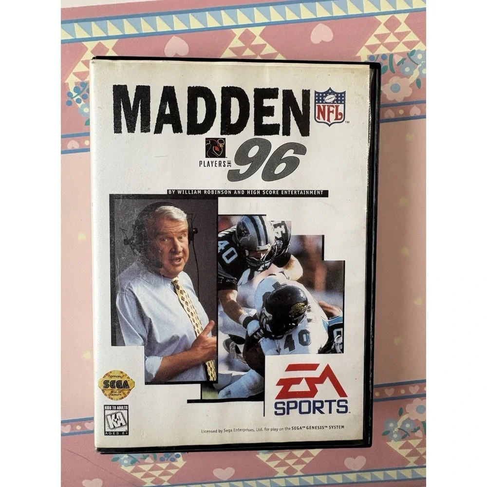 Madden NFL 96 (Sega Genesis, 1995) Insert, Untested